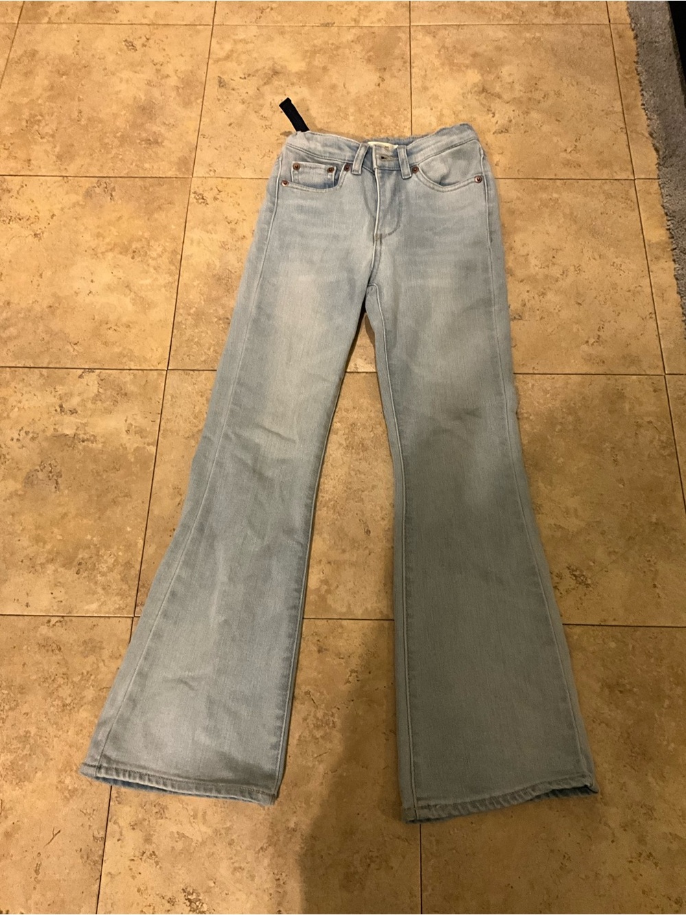 Levi's Light Blue Flare Jeans Girls Denim